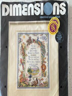 Dimensions Counted Cross Stitch, In the Beginning